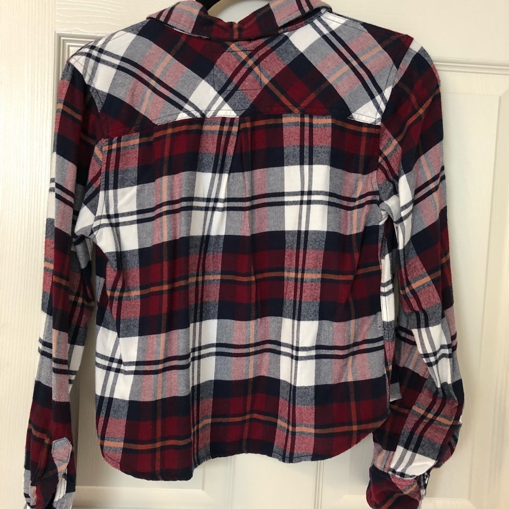 Rails Cropped Button-up - Picture 2 of 2